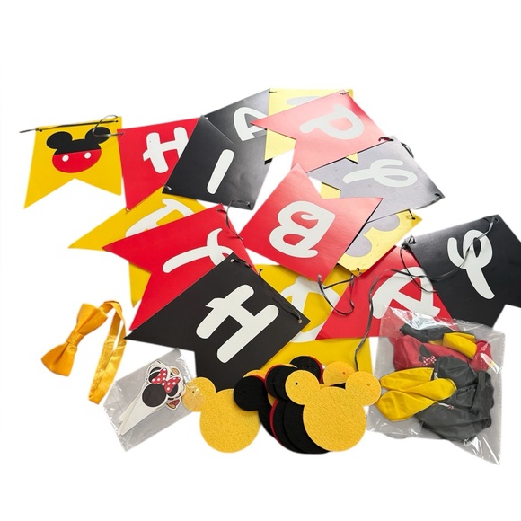 Mickey Mouse Themed Birthday Party Supplies Set - Picture 6 of 9